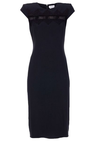 Alexander McQueen Back Slit Midi Dress