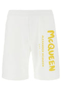 Alexander McQueen Logo-Printed Bermuda Shorts