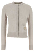 Fendi Long Sleeved Crewneck Cardigan