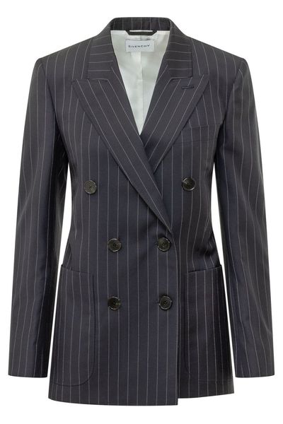 Givenchy Striped Double-Breasted Jacket