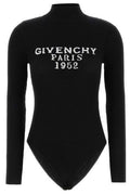 Givenchy Logo Intarsia High-Neck Bodysuit
