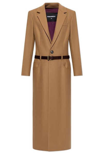 Dsquared2 Belted Long Coat