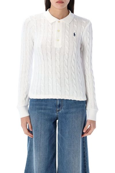 Polo Ralph Lauren Cable-Knit Polo Jumper