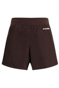 Jil Sander Logo Printed Elastic Waistband Shorts