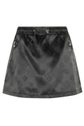Casablanca All-Over Patterned Drawstring Mini Skirt