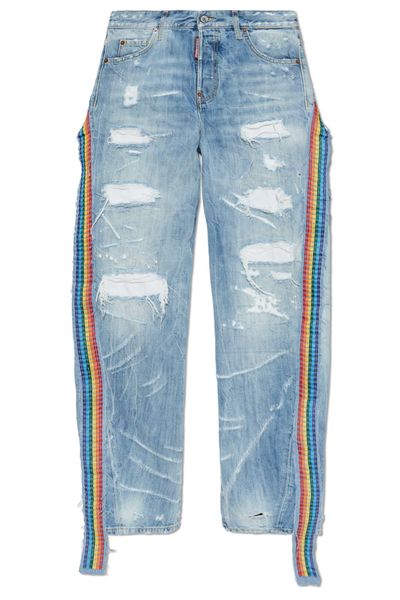 Dsquared2 Distressed Loose Twist Jeans