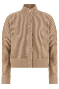 Max Mara Afelio High Neck Button-Up Cardigan