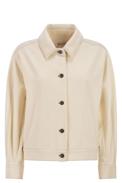 Max Mara Nettare Button-Up Denim Jacket