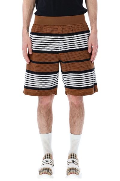 Burberry Striped Knee-Length Shorts