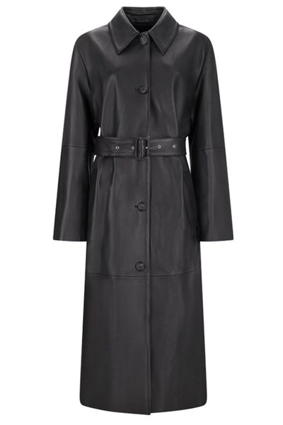 Totême Button-Up Belted Coat