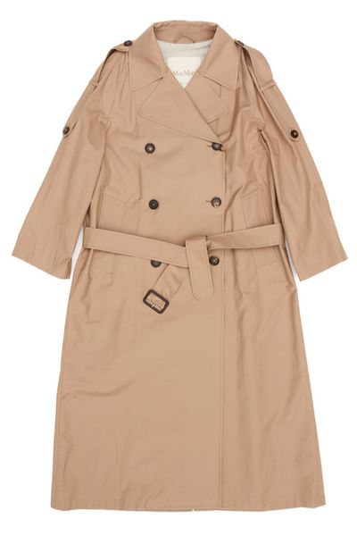 Max Mara The Cube Double-Breasted Belted Coat