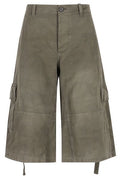 Fendi Mid-Rise Wide Leg Bermuda Shorts