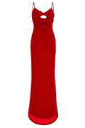 Alessandra Rich Bow Velvet Gown