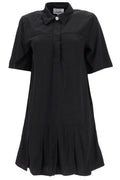 Ganni Pleated Shirt Dress