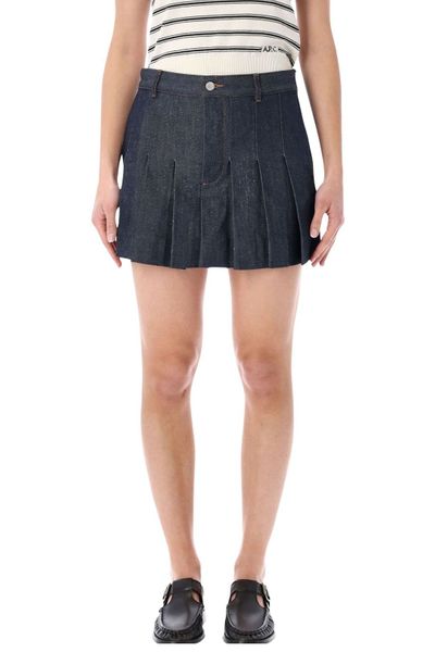 A.P.C. Pleated Mini Skirt