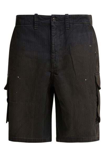 Our Legacy Paint-Splatter Cargo Shorts