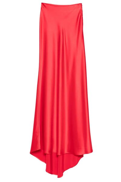 Kiton Asymmetric Maxi Skirt