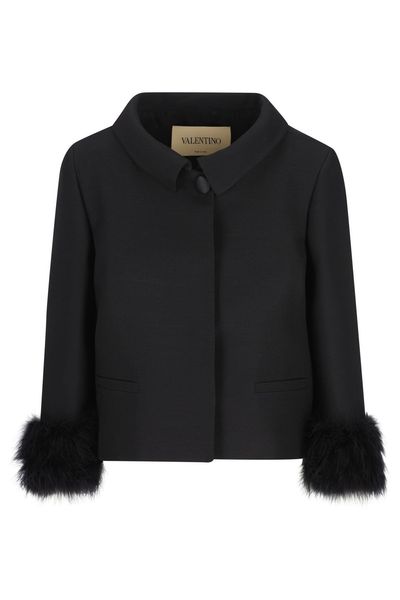 Valentino Button Detailed Long-Sleeved Jacket