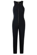 Elisabetta Franchi Double-Layer Crêpe Jumpsuit