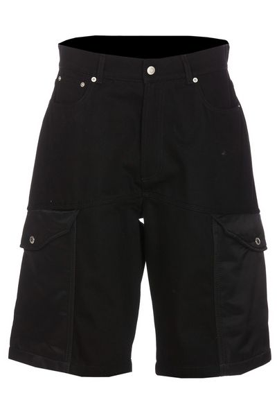 Alexander McQueen Hybrid Denim Straight Leg Shorts