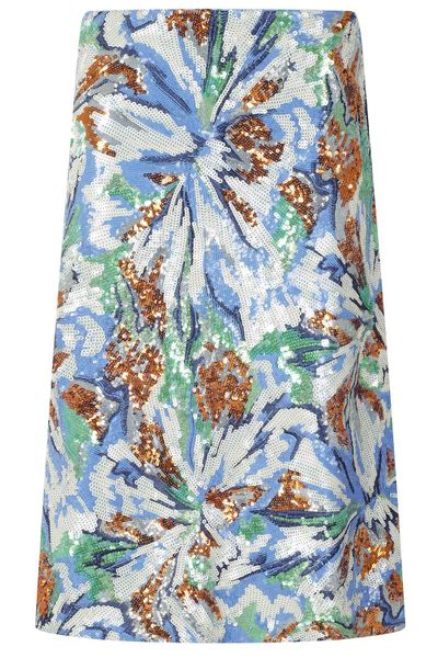 Rabanne Pattern Sequinned Skirt