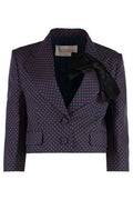 Valentino Plusdepois-Printed Bow Detailed Jacket