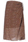 Dries Van Noten Embellished Dot Printed Skirt