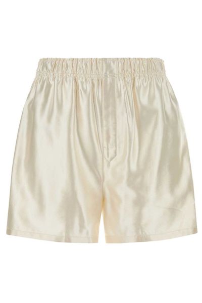 Carven Tr 418 Pull-On Satin Shorts