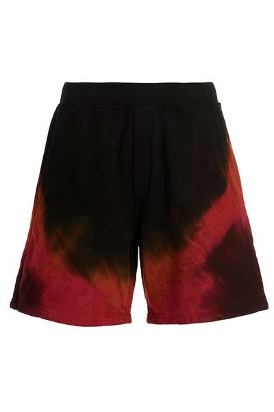 Dsquared2 Tie-Dyed Logo Printed Track Shorts