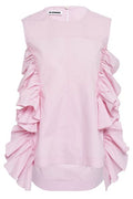 Jil Sander Tobi Ruffled Sleeveless Top