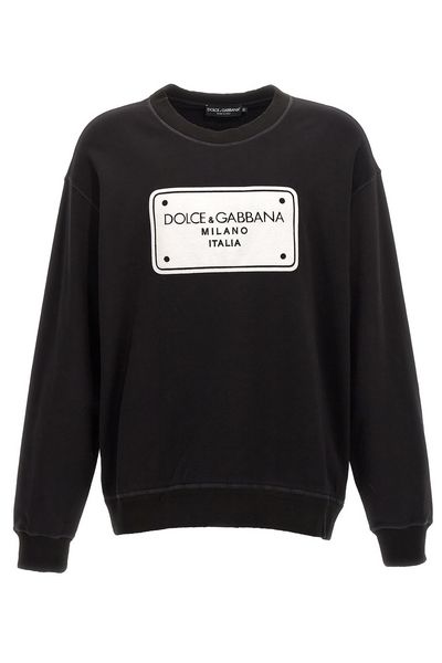 Dolce & Gabbana DG Logo Tag Crewneck Sweatshirt