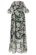 Loewe Floral-Printed Off-Shoulder Dress