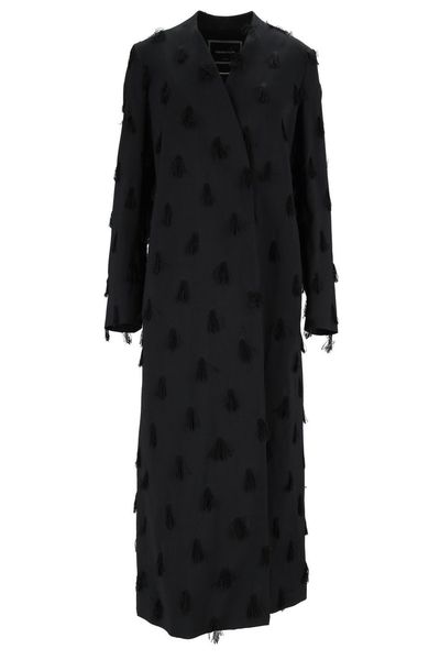 Fabiana Filippi Fringed Detailed Long Coat