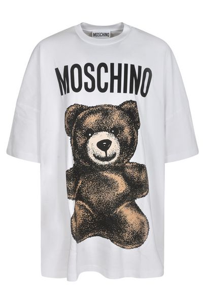 Moschino Teddy Bear-Print Crewneck T-Shirt