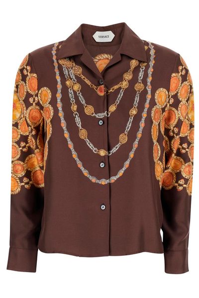 Versace Medusa Chain Printed Shirt