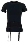 Balenciaga Lingerie Detailed Crewneck T-shirt