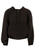 Magda Butrym Cropped Zip-Up Hooded Jacket