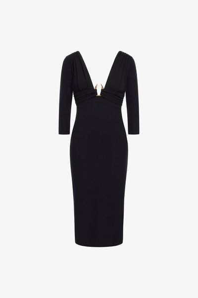 Roberto Cavalli Plunging Neckline Dress