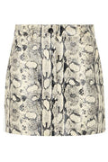 Alberta Ferretti Animal-Pattern Mini Skirt
