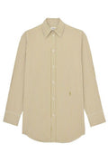 Saint Laurent Cassandre Striped Button-Up Shirt
