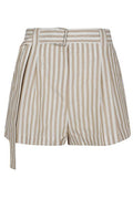 Iro Anemone Striped Belted Shorts