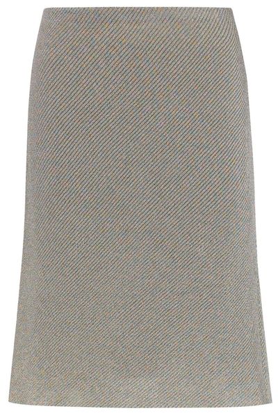 Miu Miu Lurex Knit Mini Skirt