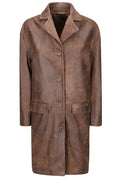 Salvatore Santoro Button-Fastening Long Sleeved Coat