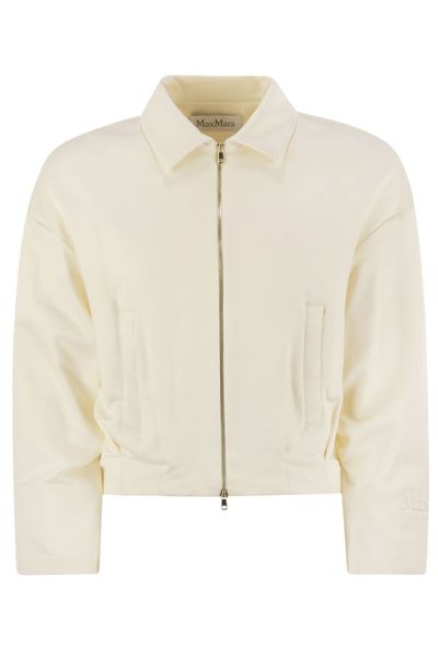 Max Mara Collared Zip-Up Jacket