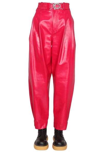 Bottega Veneta Cropped Leather Pants