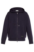 Lanvin Zip-Up Drawstring Hoodie