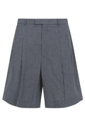 Givenchy Double Pleat Checked Bermuda Shorts