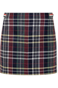 Thom Browne RWB Stripe Detailed Checked Mini Skirt