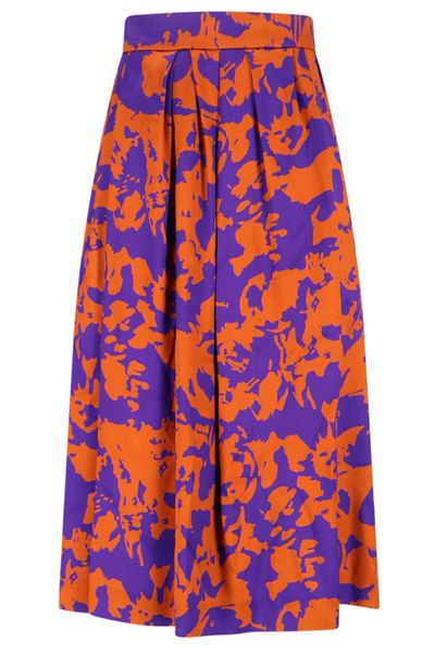 Dries Van Noten Printed Skirt