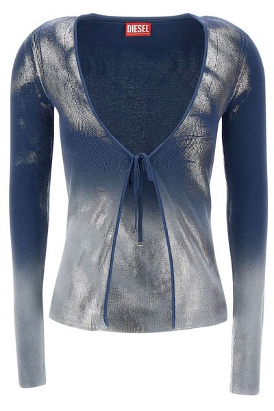 Diesel M-Isolde Faded Metallic Cardigan